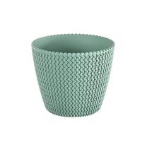 Gėlių vazonas Prosperplast Splofy DSP160, plastikinis, Ø 15.7 cm, žalia sp.