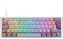 Vadu spēļu tastatūra Ducky One 3 Mini One 3 MIni Cherry MX Speed Silver, EN/DE, balts krās./pelēka krās./gaiši pelēka krās.