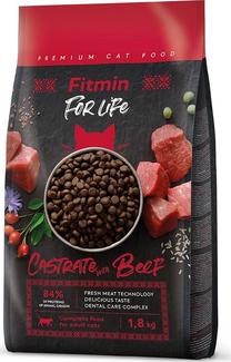 Kuiv kassitoit Fitmin For Life Castrate Beef, veiseliha, 1.8 kg