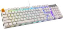 Laidinė kompiuterio klaviatūra Glorious PC Gaming Race Gateron Brown, EN, balta sp.