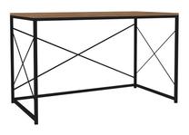Rašomasis stalas Kalune Design Work 835PUQ3834, 121 cm x 60 cm, 72 cm, juoda sp./riešuto sp.