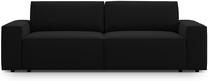 Sofa-lova Micadoni Jodie Bluvel 19, juoda sp., 247 x 107 cm x 86 cm