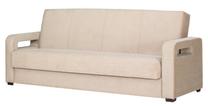 Sofa-lova Bodzio Karmona, smėlio sp./smėlio ruda sp., 225 x 90 cm x 94 cm
