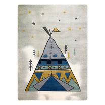 Ковер комнатные Hakano Tinies Tipi, серый цв./многоцветный, 150 см x 80 см