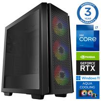 Stacionārs dators Intop RM71978WH Intel Core i7-14700F, DDR5 32 GB, SSD+HDD 1 TB 4 TB, Nvidia GeForce RTX3050 6 GB GDDR6, Windows 11 Home