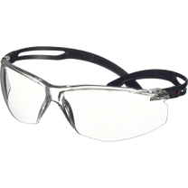 Aizsargbrilles 3M SecureFit 500 SF501AF-BLK-EU, caurspīdīga krās./melna krās./pelēka krās.