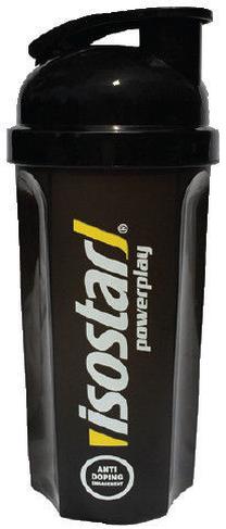 Sporta pudeles un šeikeri Isostar, melna krās./dzeltena krās., plastmasa, 0.7 l