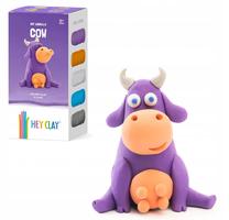 Rinkinys molinių figūrėlių gamybai Hey Clay Cow, įvairių spalvų