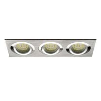 Valgusti süvistatav Kanlux CT-DTL350-AL, MR16, 3 x 50 W, kroom v. / hall v.