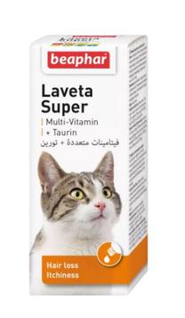 Kaķu kopšanas līdzeklis Beaphar Laveta Super DLZBEPHIP0096, 0.050 l, balta krās.