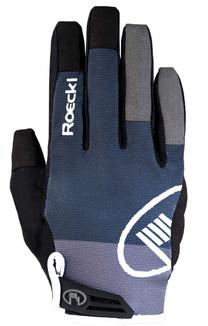 Перчатки Roeckl, синий цв./черный цв., 9