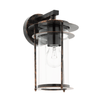 Āra sienas lampa Eglo Valdeo 96241, 60W, E27, IP44, vara krās., 20 cm x 27.5 cm
