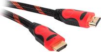 Vads Natec NKA-0788 HDMI 1.4 male, HDMI 1.4 male, 3 m, melna krās./sarkana krās.