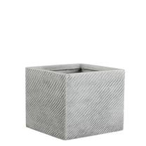 Gėlių vazonas 1059574, keramika, 31 cm x 31 cm, Ø 31 cm, balta sp.