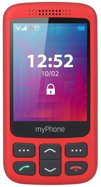 Telefons ar pogām MyPhone Halo Mini 2, 32 MB, sarkana krās.