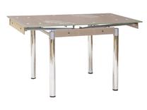 Stalas išskleidžiamas Modern GD-082, smėlio sp., 80 - 131 cm x 80 cm x 75 cm