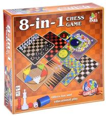 Stalo žaidimų rinkinys 8in1 Chess Game, EN