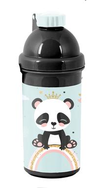 Ūdens pudele Paso Panda PP24PN-3021, zila krās./balta krās./melna krās., plastmasa, 0.55 l