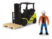 Автомобиль с фигурой Simba Dickie Toys Clark Forklift 203832008, 1:24, многоцветный