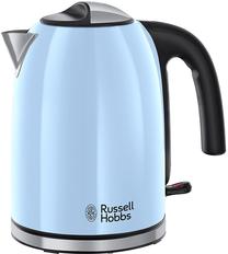 Elektriskā tējkanna Russell Hobbs 20417-70, 1.7 l, zila krās./melna krās.