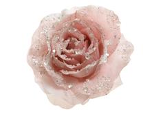 Dirbtinė gėlė, rožė Decoris, rožinė sp., 8.5 cm