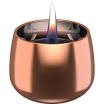 Подсвечник TenderFlame, стекло, 7.5 см, розовый цв.