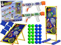 Набор спортивных игр Lean Toys Dart League 4in1, 37 см x 37 см, многоцветный