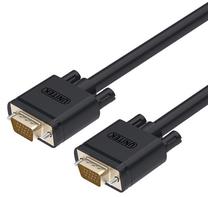 Laidas Unitek VGA Male, VGA male, 15 m, juoda sp.