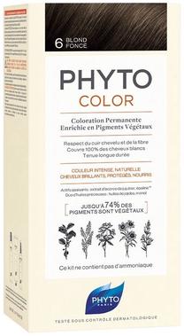 Kраска для волос Phyto Phytocolor, dark blonde, 6, 112 мл