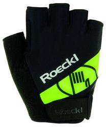 Перчатки Roeckl, черный цв./зеленый цв., 5