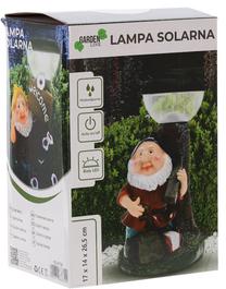 Brīvi stāvošs gaismeklis ar saules bateriju Garden Line Gnome at the Lighthouse, IP44, daudzkrāsaina