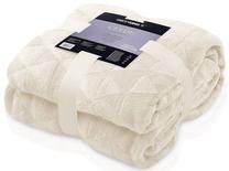 Pledas DecoKing Clyde, smėlio ruda, 220 cm x 240 cm