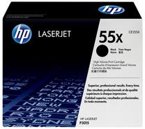 Тонер HP LaserJet No.55X CE255X, черный цв.