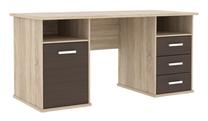 Rakstāmgalds ar skapi FINMT950-Q24, 148 cm x 74 cm, 69 cm, brūna krās.