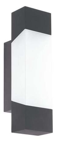 Õue seinavalgusti Eglo Gorzano, 4.8W, LED, IP44, antratsiit v., 8 cm x 29 cm