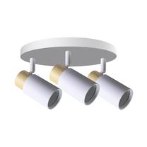 Valgusti lagi Candellux Lighting Claro, GU10, 3 x 15 W, valge v./puidu v. / valge v.