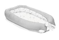 Kūdikio lizdelis Fillikid Baby Nest, 40 x 90 cm, balta sp./pilka sp.