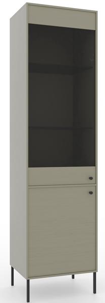 Vitrina ADRK Tili, žalia sp., 40.8 cm x 51.8 cm x 180 cm