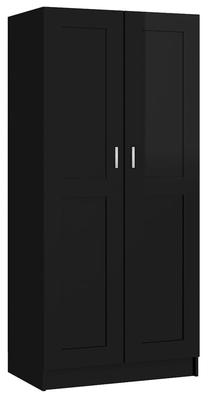 Spinta VLX Chipboard 803441, juoda sp., 82.5 cm x 51.5 cm x 180 cm