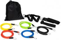 Pasipriešinimo guma ModernHome Fitness Band Set, 120 cm, mėlyna sp.