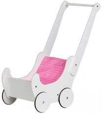 Коляска для кукол EcoToys, белый цв./розовый цв.
