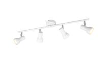 Valgusti kohtvalgusti Reality Cantar R81794031, GU10, 4 x 5 W, valge v. / valge v.
