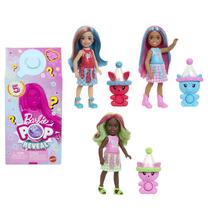 Lelle ar aksesuāriem Mattel Barbie Chelsea Pop Reveal Shakes, 12 cm, (krāsa/dizains tiek izvēlēts nejauši)