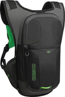 Motociklista mugursoma Ogio Atlas Hydration, L, melna krās.