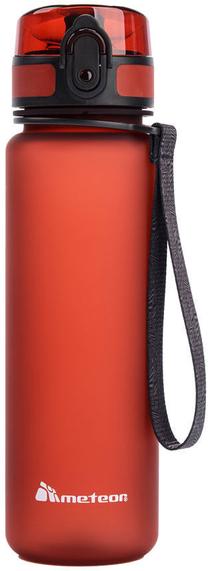 Sporta pudeles un šeikeri Meteor 74585, sarkana krās., poliesters, 0.65 l
