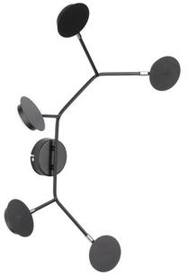 Valgusti lagi WOFI Belize 446605109000, LED, 3000 °K, 1 x 25 W, must v. / must v.
