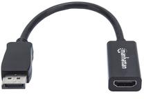 Adapteris Manhattan DisplayPort to HDMI 151634 Display port 1.2, HDMI 19 pin female