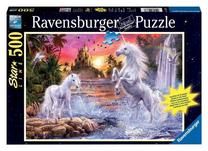 Пазл Ravensburger Unicorns by the river 14873, 49 см x 36 см, 500 шт., многоцветный