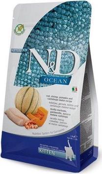 Sausā kaķu barība Farmina N&D Ocean Kitten, zivs, 1.5 kg