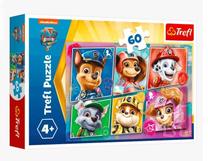 Dėlionė Trefl Paw Patrol 17368, 33 cm x 22 cm, 60 vnt., įvairių spalvų